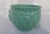 Mid-Century Modern Vintage McCoy Diamond Quilted Aqua Planter For Sale - Image 3 of 6