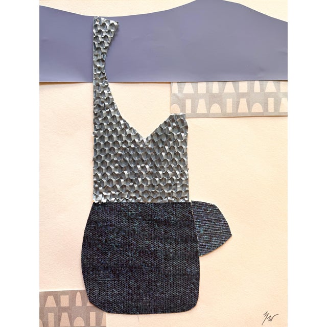 Paper "Celestial Escapade 5" Original Mixed-Media Collage on Paper by Zac Woodiel For Sale - Image 7 of 9