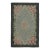 Antique Hooked Rug With Multicolor Floral Medallion & Vine Border - Rug & Kilim For Sale