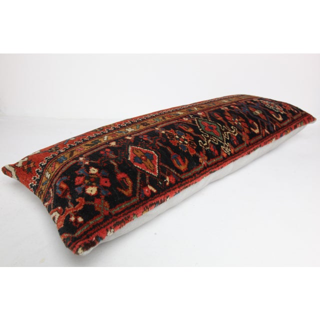 Authentic Tribal Sofa Lumbar Rug Cushion Pillow Cover -16'' X 38'' For Sale - Image 4 of 11