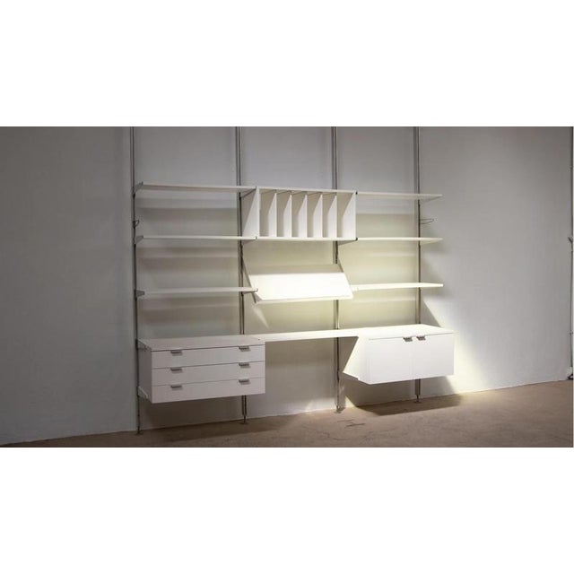 Metal Aluminum CSS Wall Bookcase by George Nelson for Herman Miller For Sale - Image 7 of 10