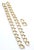 1980s Bvlgari Bulgari Diamond Set of Two Yellow Gold Link Bracelets Necklace For Sale - Image 10 of 12