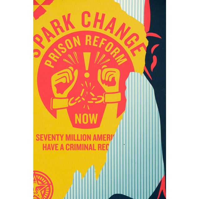 Shepard Fairey, Reconnect, Lithograph For Sale - Image 7 of 8