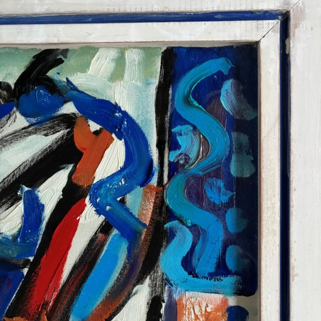 1950s Abstract Composition, 1950s, Oil Painting, Framed For Sale - Image 5 of 14