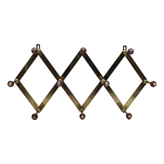 Wall Coat Hanger AT4 by Luigi Caccia Dominioni for Azucena, Italy, 1950s For Sale