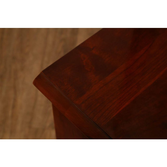 Brown Pennsylvania House Chippendale Style Cherry Long Dresser with Mirror For Sale - Image 8 of 18