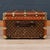 Antique French Cabin Trunk in Louis Vuitton, 1910 For Sale - Image 3 of 18