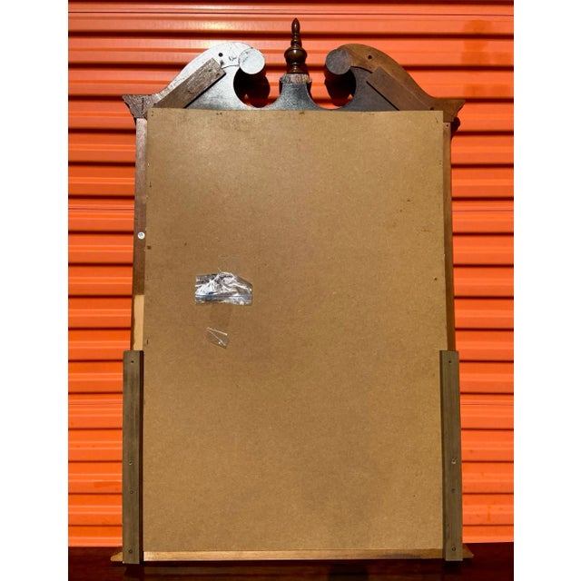 Universal Furniture Vintage Universal Furniture Cherry Wood Traditional-Style Wall Mirror For Sale - Image 4 of 5