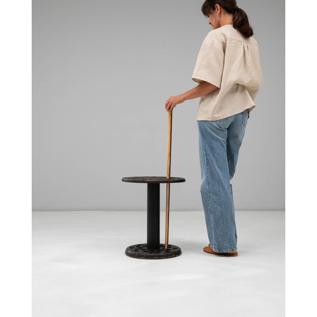 20th Century French Black Patinated Wooden Cane Stand For Sale - Image 11 of 18