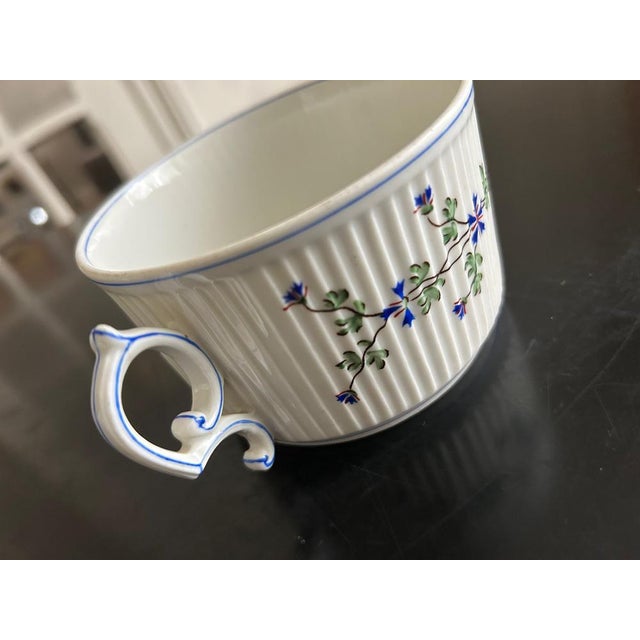 Ceramic Tea Service in Porcelaine, 1890s, Set of 7 For Sale - Image 7 of 18