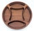 Chestnut 1980s Jens Quistgaard Dansk Teak Wood Partitioned Snack Bowl For Sale - Image 8 of 10
