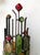 Hammered Glass Wrought Iron Sconces by Longobard, Italy, 1970s, Set of 3 For Sale - Image 13 of 14