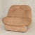 French Geometric Chenille Lounge Chair, 1970s - 2 Available For Sale - Image 9 of 11