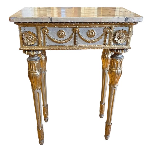 19th Century Italian Neoclassical Console Table For Sale