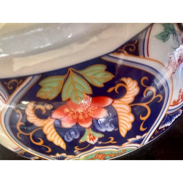 Vintage Japanese Arita Imari Peacock Bowls Signed - Set of 12 For Sale - Image 4 of 10
