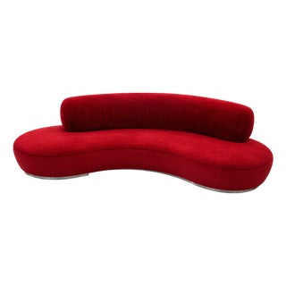Vladimir Kagan for Directional (Attributed) Serpentine Cloud Sofa, Model 4891-J, 1980s For Sale