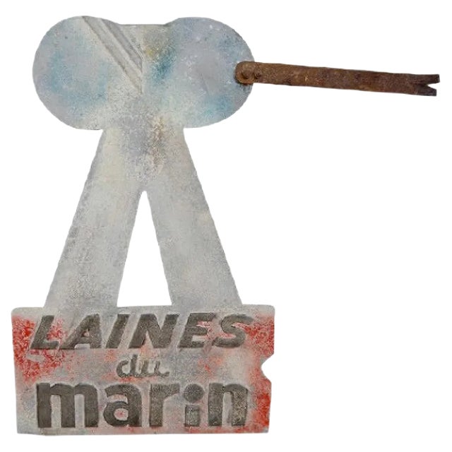 Vintage French Shop Sign, 1940s For Sale