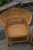 Wood 1970s Malawi Africa Handcrafted Tan Rattan Cane Woven Loveseat & 2 Chairs Set For Sale - Image 7 of 10