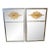 Pair of Jansen Manner Eglomise’ Sunburst Trumeau Mirrors For Sale