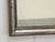 This silverleaf mirror with pewter tones, has brighter silver in the cove and measures 27.75"H x 21.75"W.