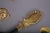 Gilt Bronze Double-Arm Wall Sconces with Frosted Glass Shades, 1950s, Set of 2 For Sale - Image 11 of 18