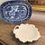 1940s Vintage Leaf Platter Serving Dish Cream Color Perfect Condition For Sale - Image 5 of 8