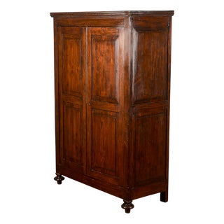 Antique Late 19th Century Wooden Wardrobe For Sale