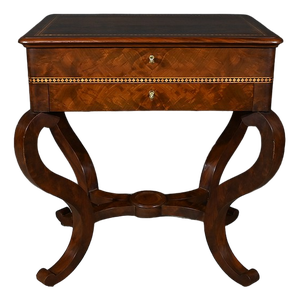 Burl Mahogany Dressing Table