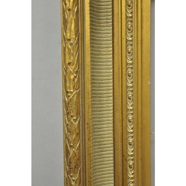 Vintage Large 42x36 French Louis XV Style Gold Gilt Wall Art Picture Frame For Sale - Image 4 of 18