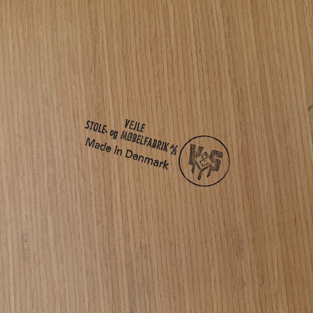 1970s Danish Modern Rosewood Dropleaf Dining Table by Vejle Stole Og Mobelfabrik For Sale - Image 12 of 12