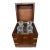 Mid 19th Century English Campaign Style Tantalus Box For Sale