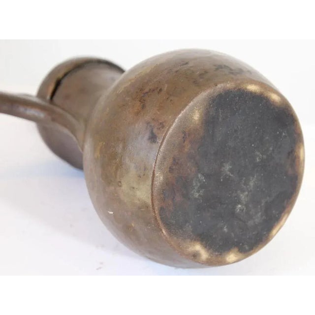 Copper Middle Eastern Antique Dallah Arabic Coffee Pot For Sale - Image 8 of 12