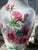 1920s Hand-Painted Table Lamps Milk Glass With Azalea Decoration - Pair For Sale - Image 4 of 6