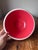 Red Late 20th Century Terramoto Pottery San Francisco Red and White Striped Mixing Bowl 9.25" For Sale - Image 8 of 10