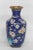 This gorgeous Cloisonne Brass and Enamel Vase in has beautiful flowering tree design, it has cobalt blue color with lovely...