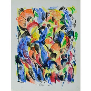 Françoise Galle, Sunrise, Pastel For Sale