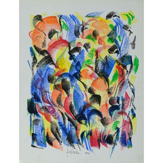 Françoise Galle, Sunrise, Pastel For Sale