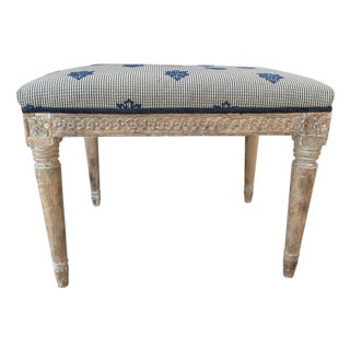 19th Century Swedish Gustavian Antique Tabouret-Stool For Sale