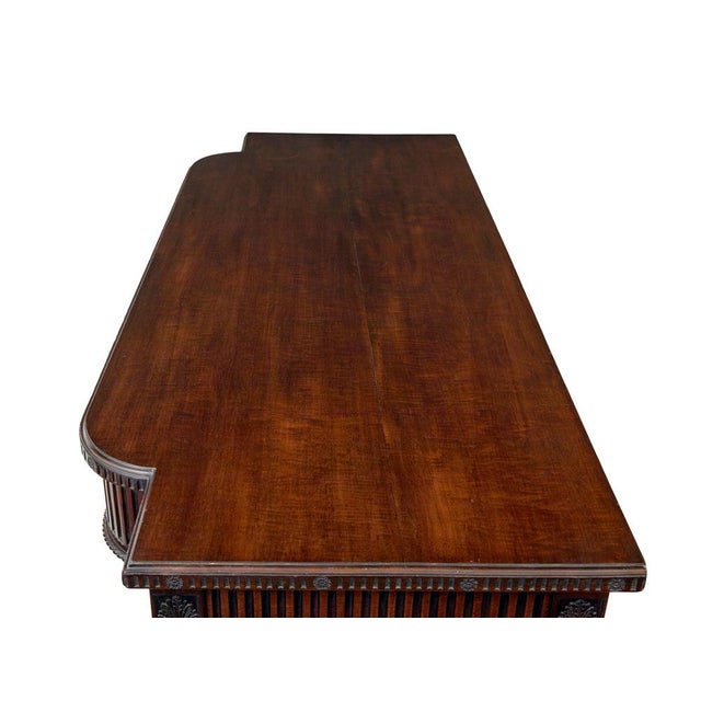 Brown 19th Century Irish Carved Serving Table from Robert Strahan & Co, 1860s For Sale - Image 8 of 13