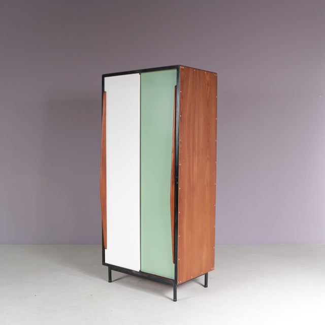 Vintage Wardrobe by Willy Van Der Meeren for Tubax, Belgium, 1952 For Sale - Image 10 of 10
