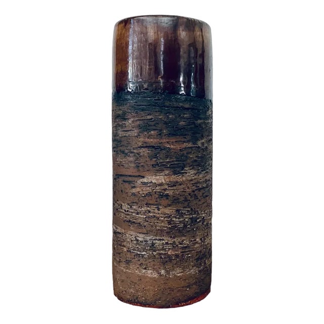 Scandinavian Ceramic Vase or Bowl by Ulla & Gustav Kraitz, 1970s For Sale