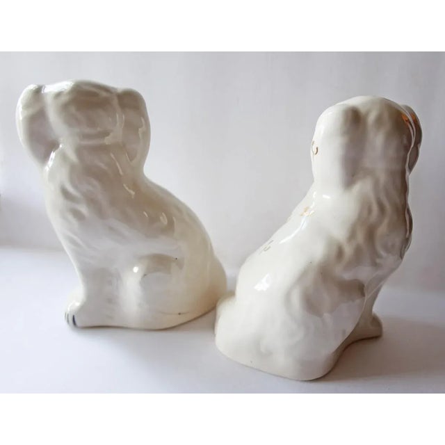 Vintage Staffordshire Style Dogs - A Pair For Sale - Image 4 of 7