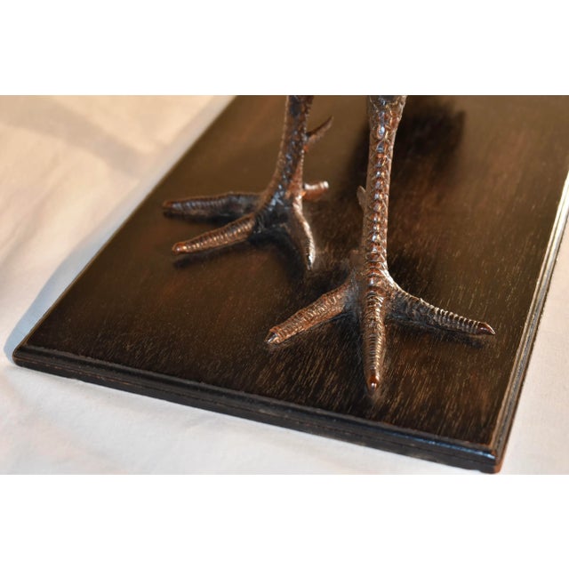 19th Century Swiss Carving of a Rooster For Sale - Image 9 of 10