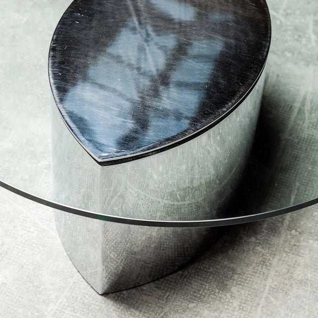 Silver Lunario Coffee Table by Cini Boeri for Knoll, 1970s For Sale - Image 8 of 10