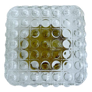 Vintage Bubble Glass Wall Light from Erco, 1970s For Sale