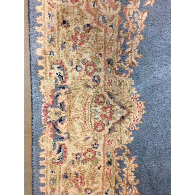Textile Vintage Circa 1940 Kirman Area Rug 5ft 11in X 9ft 2in For Sale - Image 7 of 8