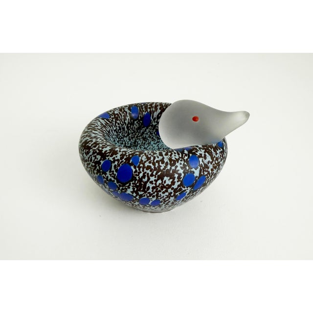 Early 21st Century Kosta Boda Cocoo Art Glass Sculpture Dish For Sale - Image 5 of 7