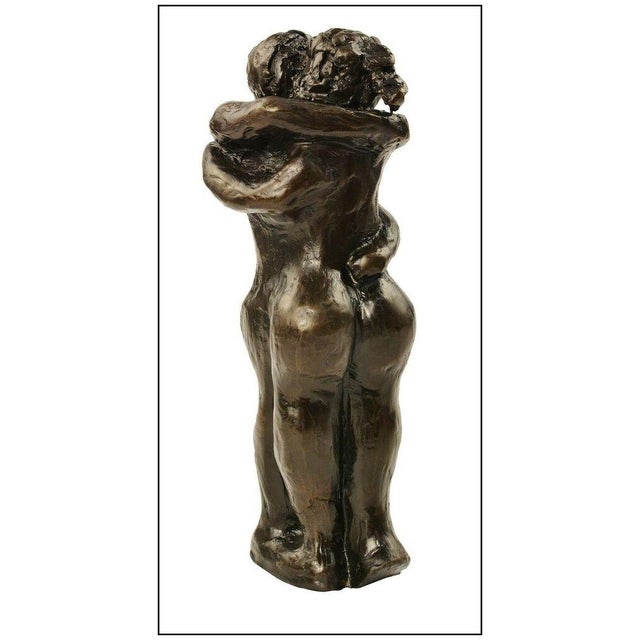 Gene Adcock Authentic Bronze Sculpture "Lovers", listed with the Submit Best Offer option. Additionally this piece is of...
