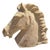 Greek Horse Head Sculpture in Terracotta, Italy, 1950 For Sale
