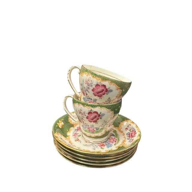 Vintage Royal Grafton Canton Tea Set - 14 Pieces For Sale In New York - Image 6 of 12